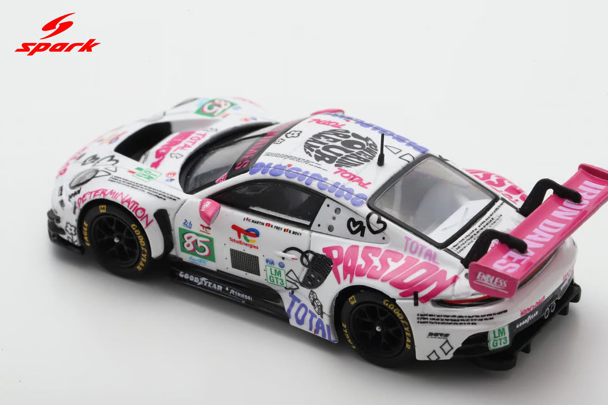 (Coming Soon) SPARK 1:64 Porsche 911 GT3 R LMGT3 No.85 IRON DAMES