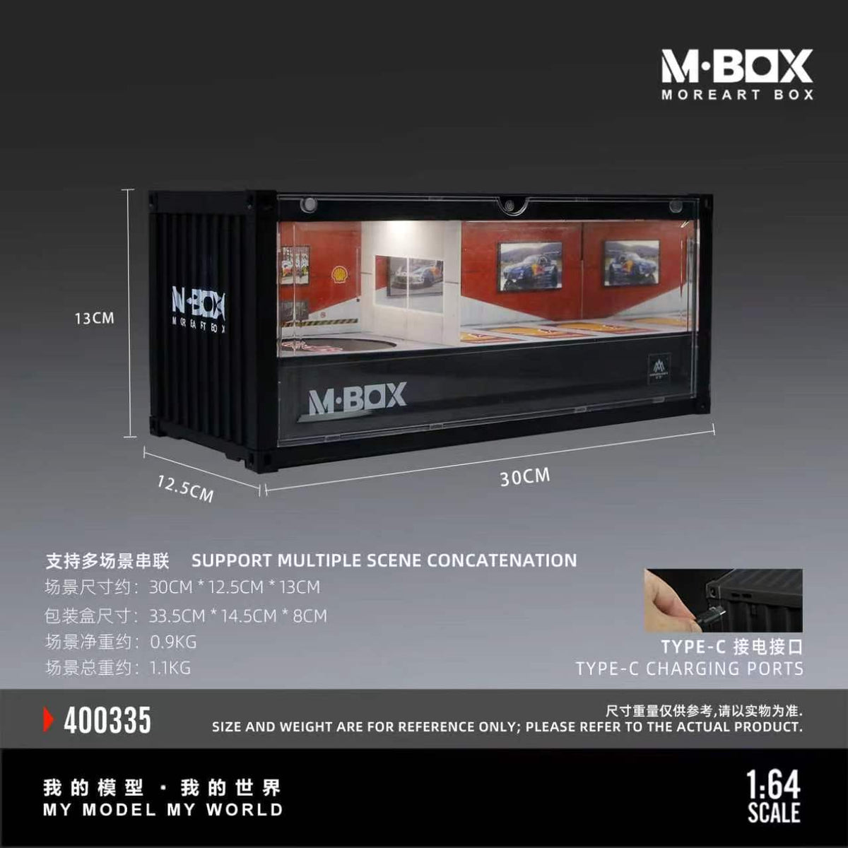 (Coming Soon) MOREART MBOX Container Model Storage Scene Simulation - Marlboro Paint Maintenance Shop #34