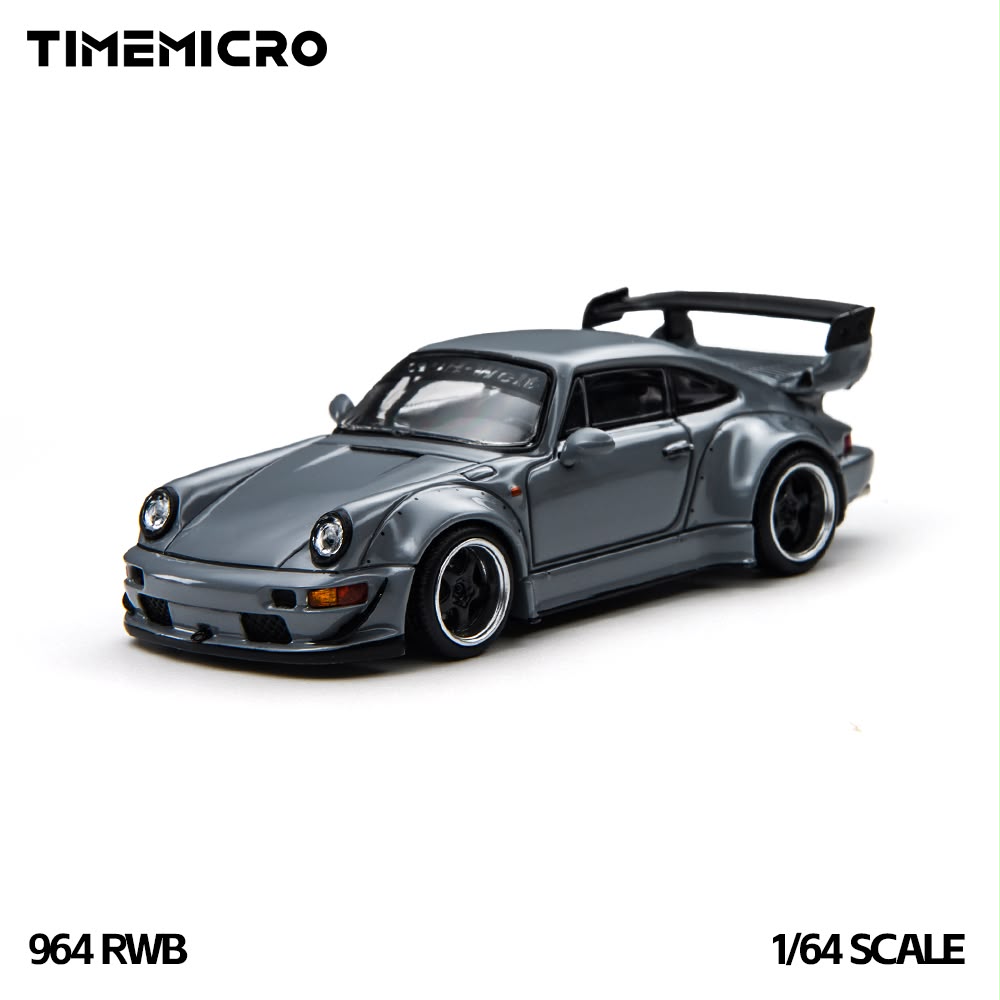 (Coming Soon) TIMEMICRO 1:64 RWB 964 - Grey Edition