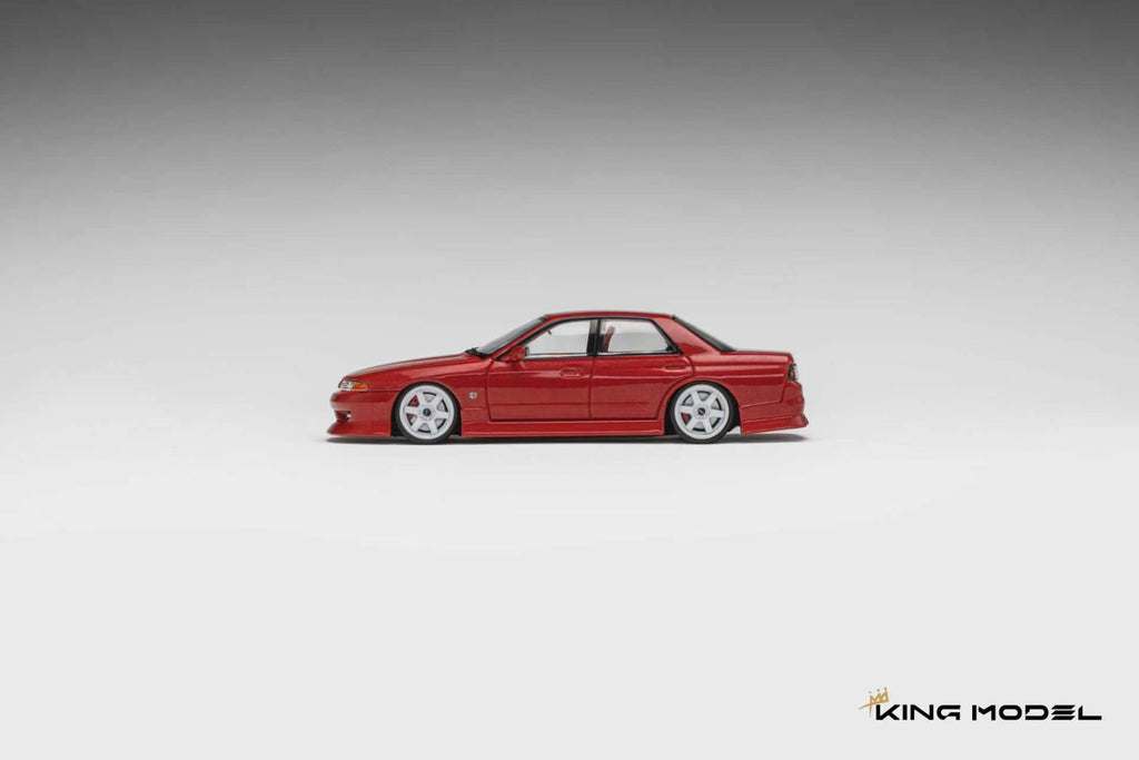(Coming Soon) KINGMODEL 1/64 R32 GTS-t Type-M URAS Modified Version Diecast model - Sunset Red