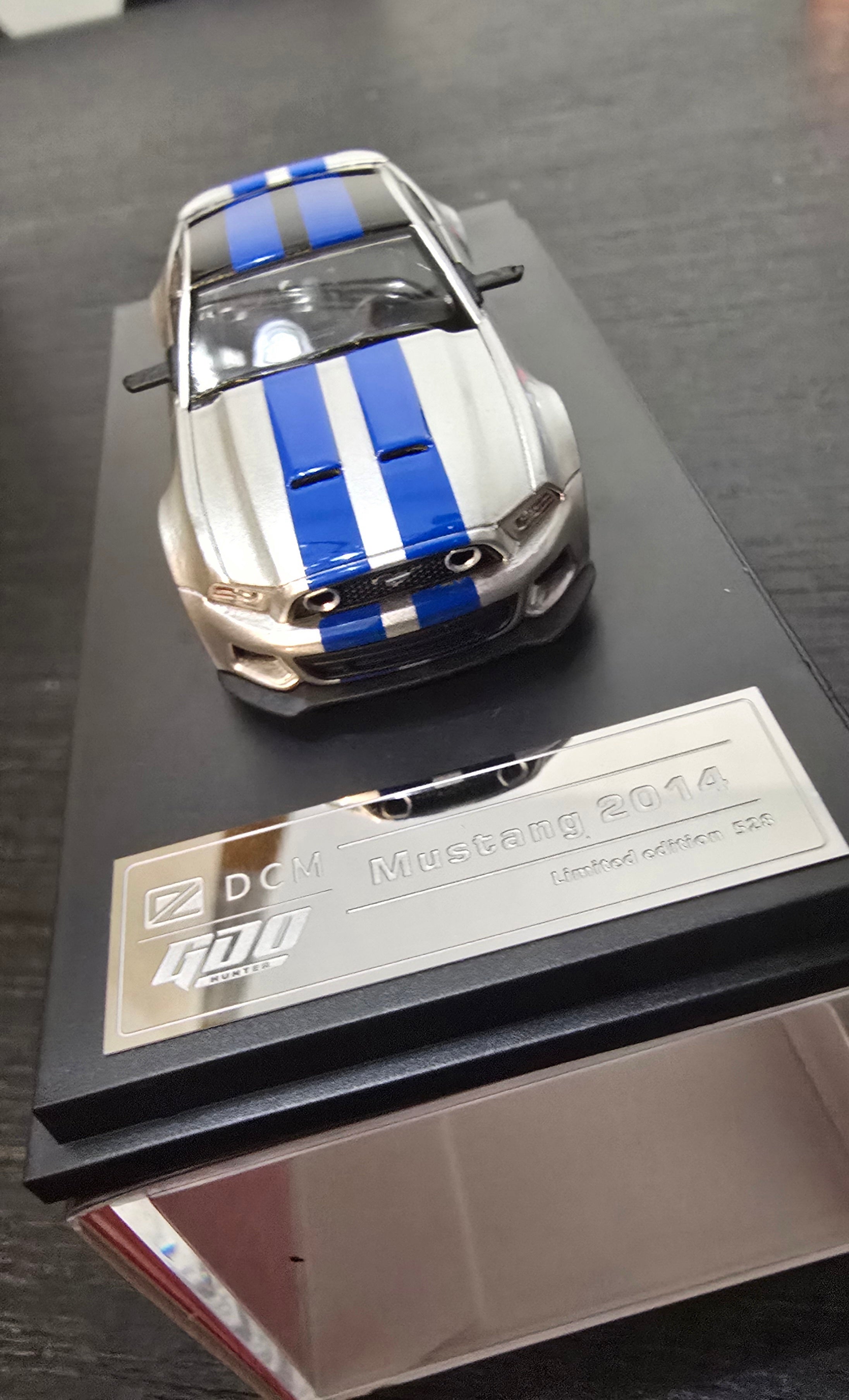 DCM x GDO Hunter GT 2014 "Need for Speed" 1/64 Modified Version Silver Diecast