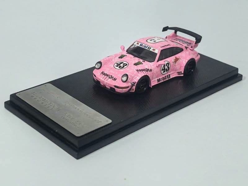 (Coming Soon) MYMODELCOLLECT 1:64 RWB 964 GT WING - Pink #43 "Honnigan"