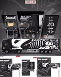 (Coming Soon) COOLCAR 1/64 Bone Dragon Livery Scania Container Truck