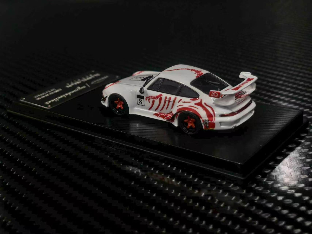 (Coming Soon) MYMODELCOLLECT 1:64 RWB993 High Wing - White, Red