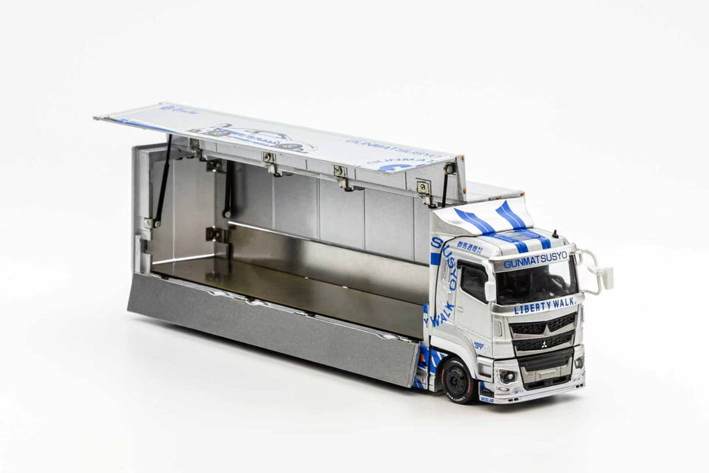GCD 1/64 LB TRUCK Mitsubishi Fuso Super Great SILVER - TAS Tokyo Exclusive Version