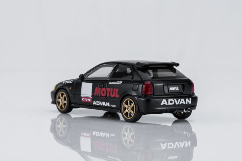 (Coming Soon) MOTORHELIX 1:64 Honda Civic TYPE R (EK9) Motul "No Good" Racing