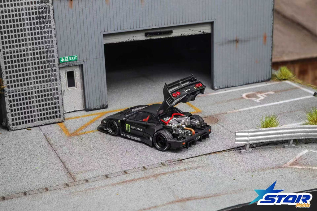 (Coming Soon) STAR MODEL 1:64 Supercar F40 LB-Works Wide-Body Modified Diecast Model - Monster