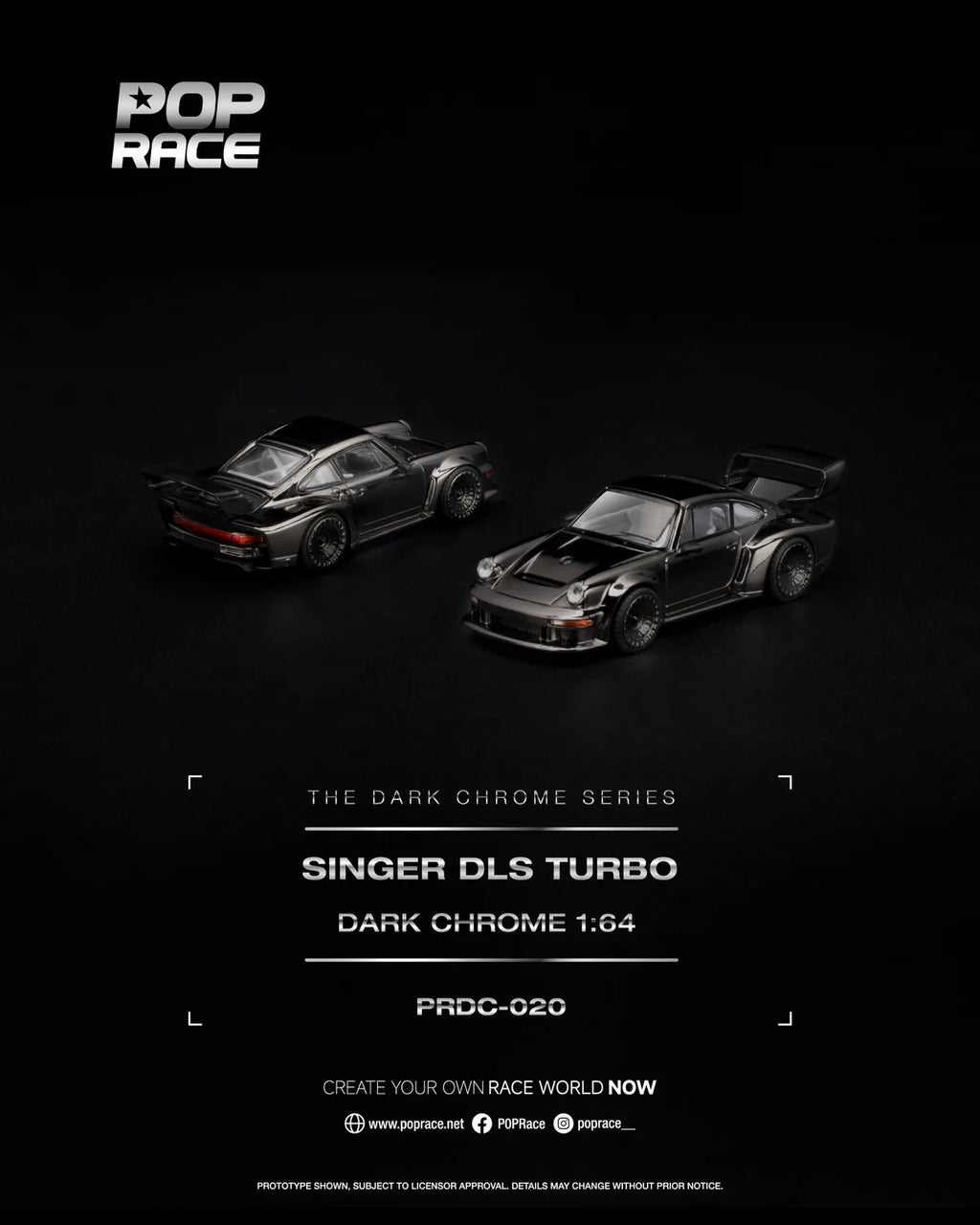 (Coming Soon) POPRACE 1:64 SINGER DLS TURBO - PRDC-020