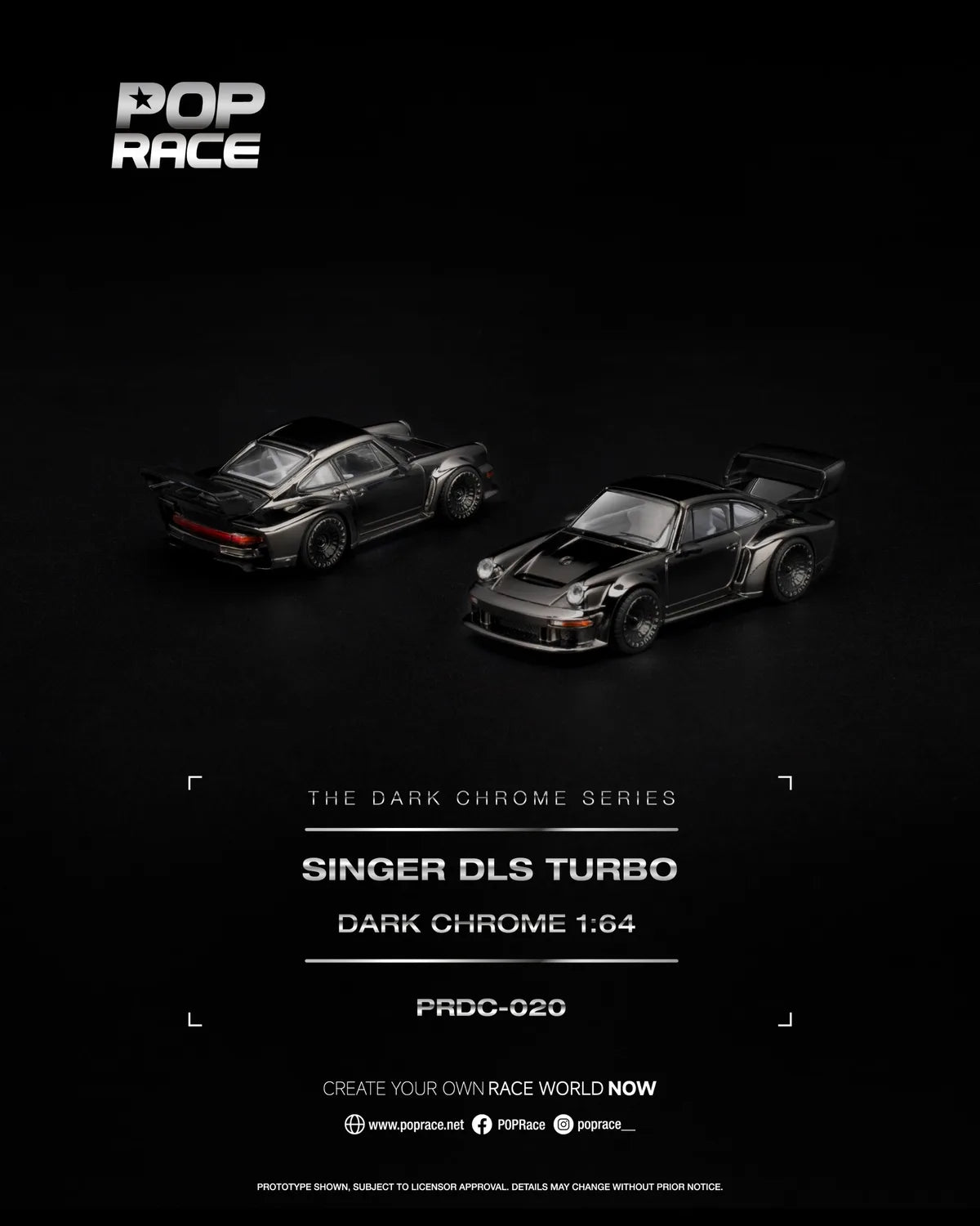 (Coming Soon) POPRACE 1:64 SINGER DLS TURBO - PRDC-020