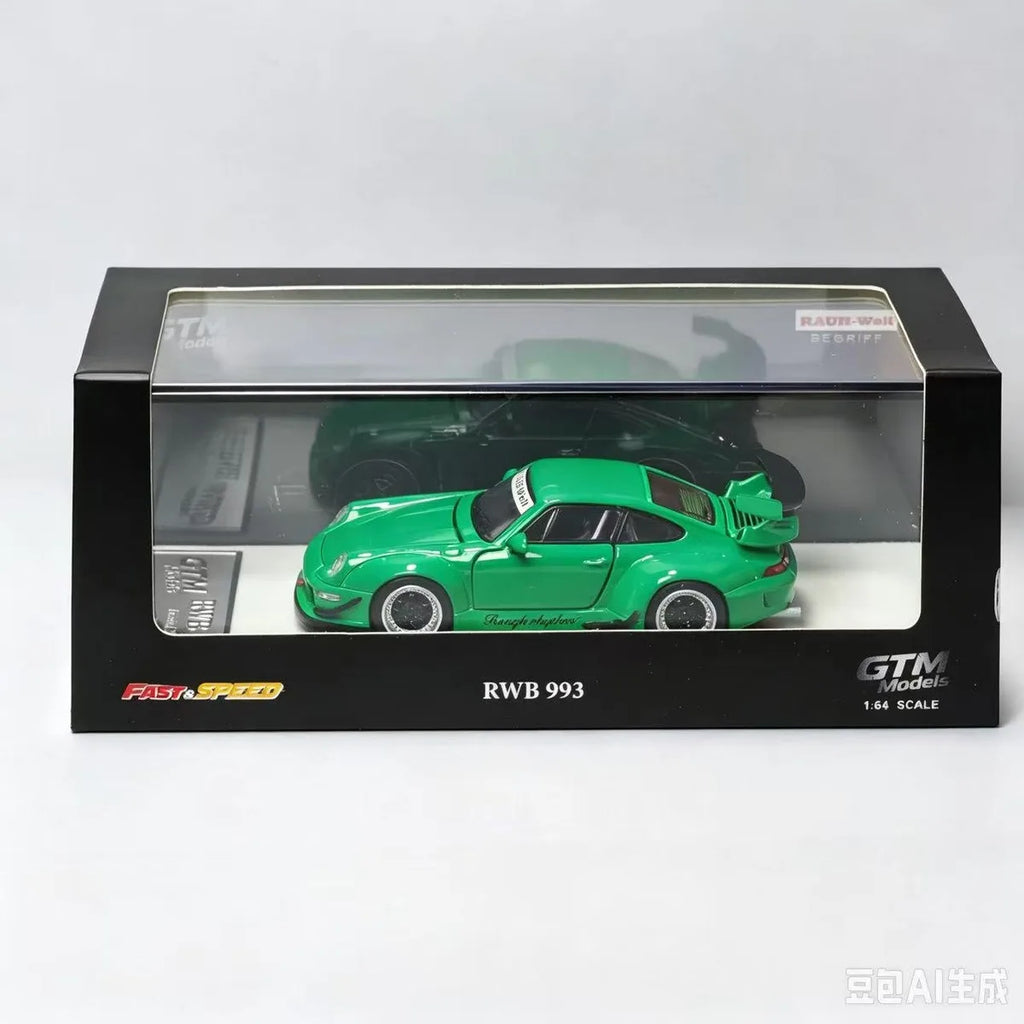 (Coming Soon) GTM 1:64 Porsche RWB 993 Green