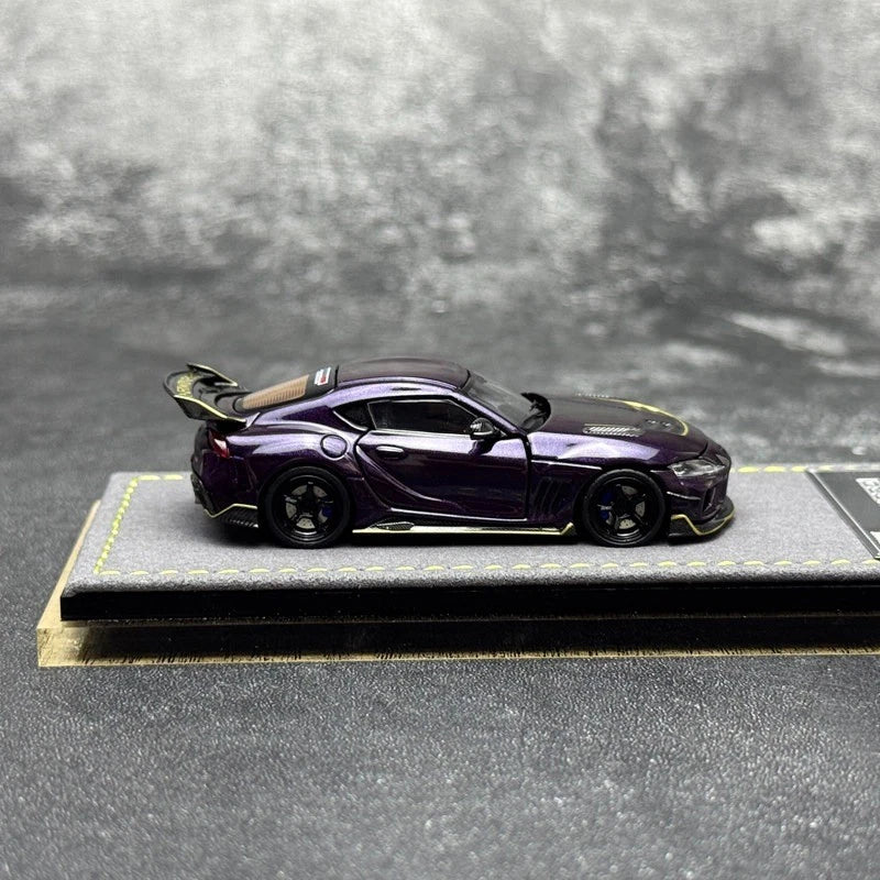 (Coming Soon) TOPART 1/64 Toyota Official Authorization Supra A90 (Darwin Pro Widebody Version) - Purple