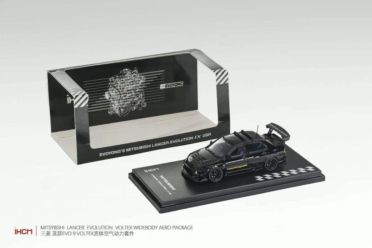(Coming Soon) iHCM64 1:64 Mitsubishi Lancer GSR Evolution IX (EVO 9) Gloss Black