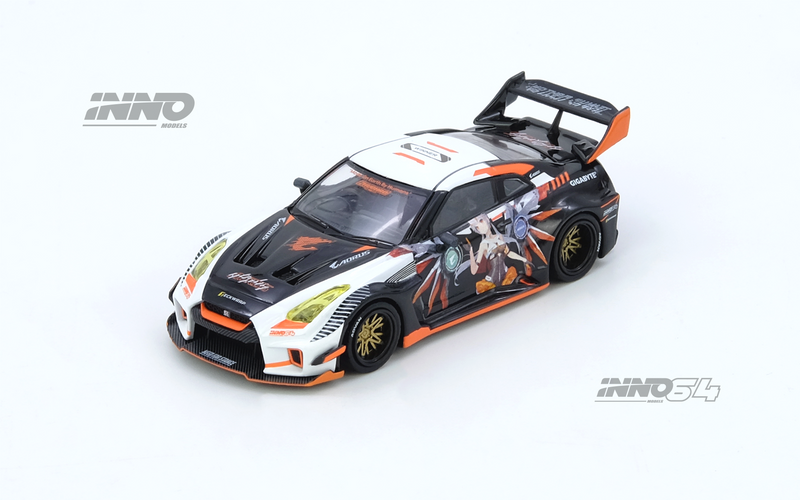 INNO64 1:64 Nissan GT-R R35 WIDEBODY AORUS X INNO64 Limited Edition (GIGABYTE)