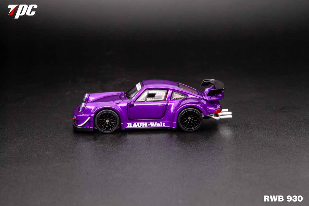 (Coming Soon) FG x TPC Customized 1/64 RWB930 Fully Open Diecast Model - Violet Purple