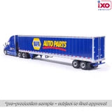 (Coming Soon) IXOAMERICA 1:64 2018 Freightliner Cascadia NAPA Auto Parts with modern trailer - Blue "N.a.p.a"