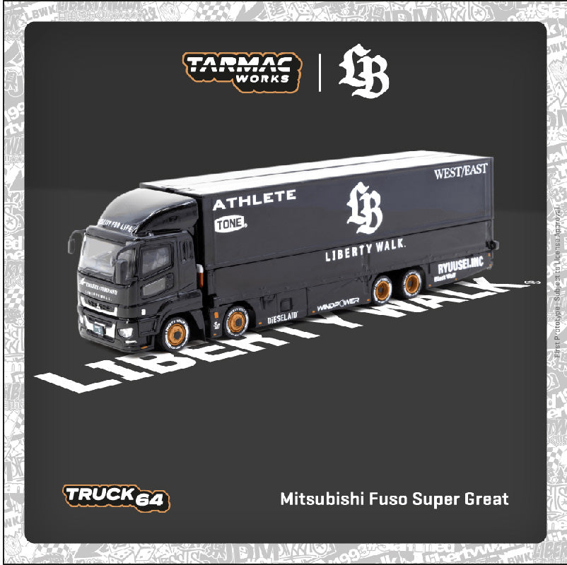 TARMACWORKS 1:64 Mitsubishi Fuso Super Great LB-TRUCKS