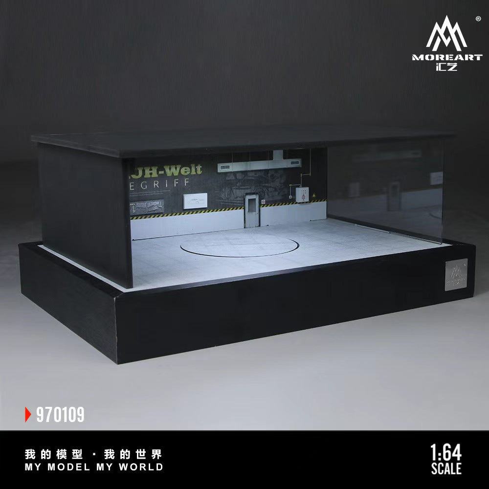 (Coming Soon) MOREART 1:64 RWB TURNTABLE SCENE