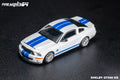 (Coming Soon) FINEWORKS64 1:64 Shelby GT500 2008 Model - White