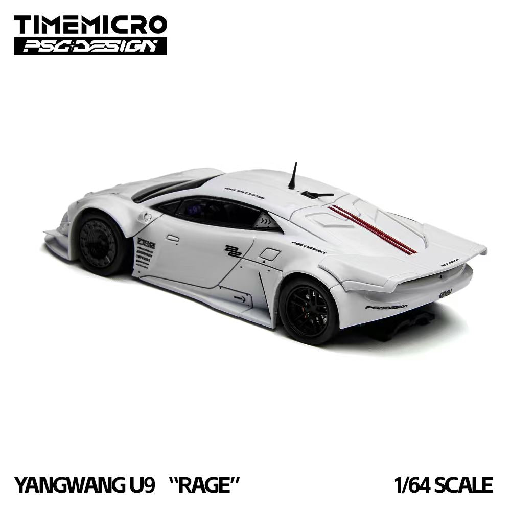 (Coming Soon) TIMEMICRO × PSC DESIGN 1:64 BYD YANGWANG U9 "RAGE" - White