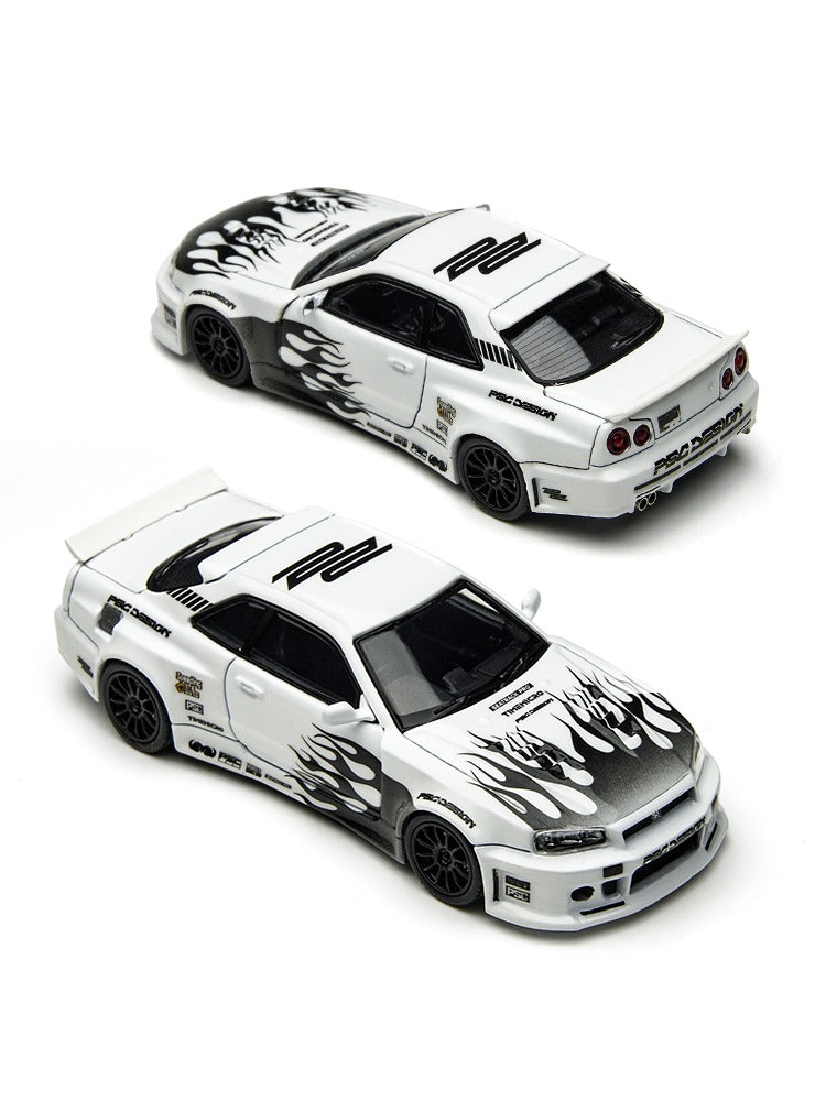 (Coming Soon) TIMEMICRO × PSC DESIGN 1:64 R34 “Smilodon” Black & White