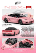 (Coming Soon) MICROTURBO 1/64 Custom NSX-R NA1 - Metallic Pink