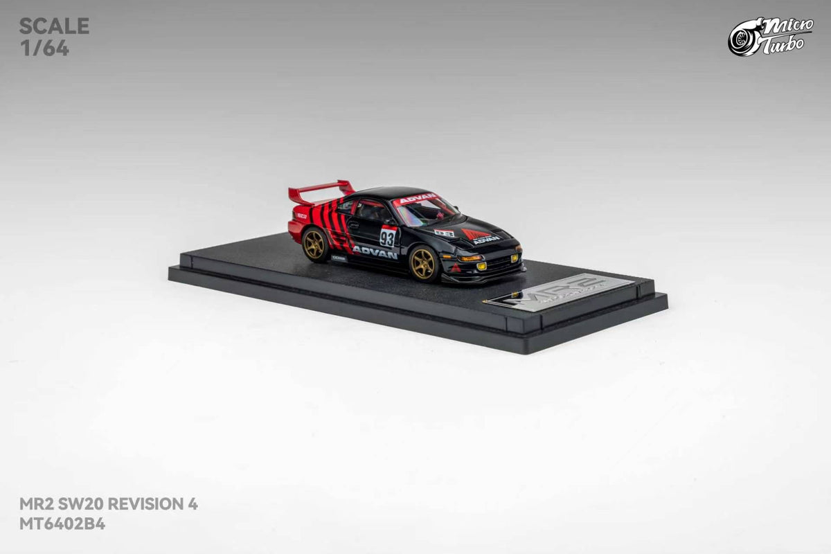 (Coming Soon) MICROTURBO 1/64 MR-2 SW20 Advan Livery