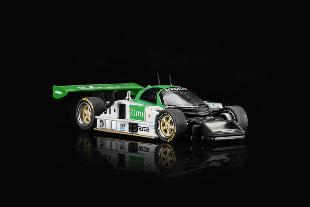 (Coming Soon) MOTORHELIX 1/64 Mazda 787B #201 Green/White