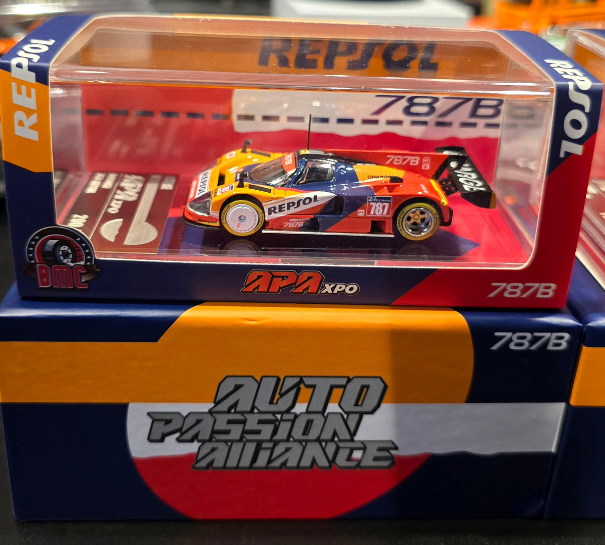 BMC Models x APA XPO 1:64 Scale Repsol Mazda 787B Blue Limited Edition CHASE + Normal - 2pcs set