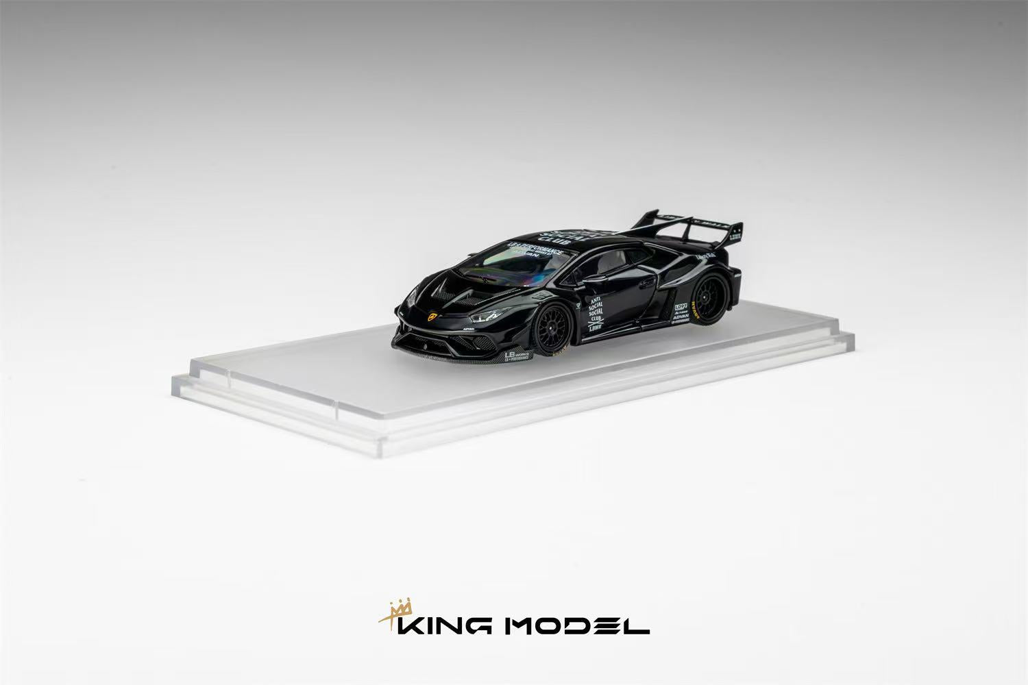 (Coming Soon) KING MODEL 1:64 LB Huracan - Black