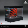(Coming Soon) MOREART 1:64 Dual-Stage Rotating Exhibition Hall Scene Model - ADVAN Livery