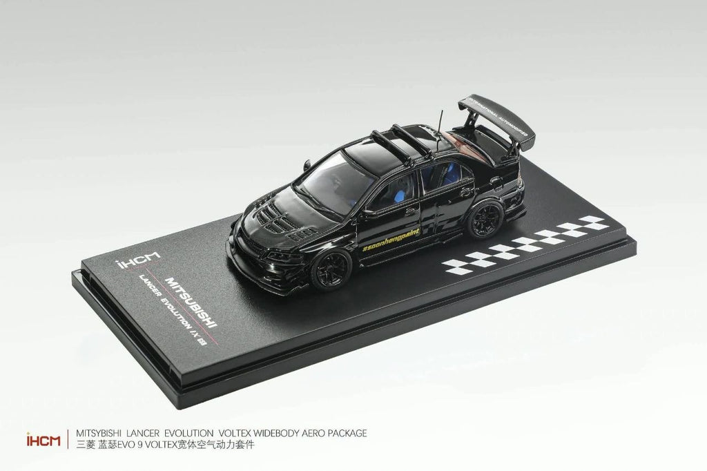 (Coming Soon) iHCM64 1:64 Mitsubishi Lancer GSR Evolution IX (EVO 9) Gloss Black