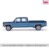 (Coming Soon) IXOAMERICA 1:64 1980 GMC High Sierra K2500 Crew Cab Wideside - Dark Blue Metallic & Medium Blue - Special Two-Tone