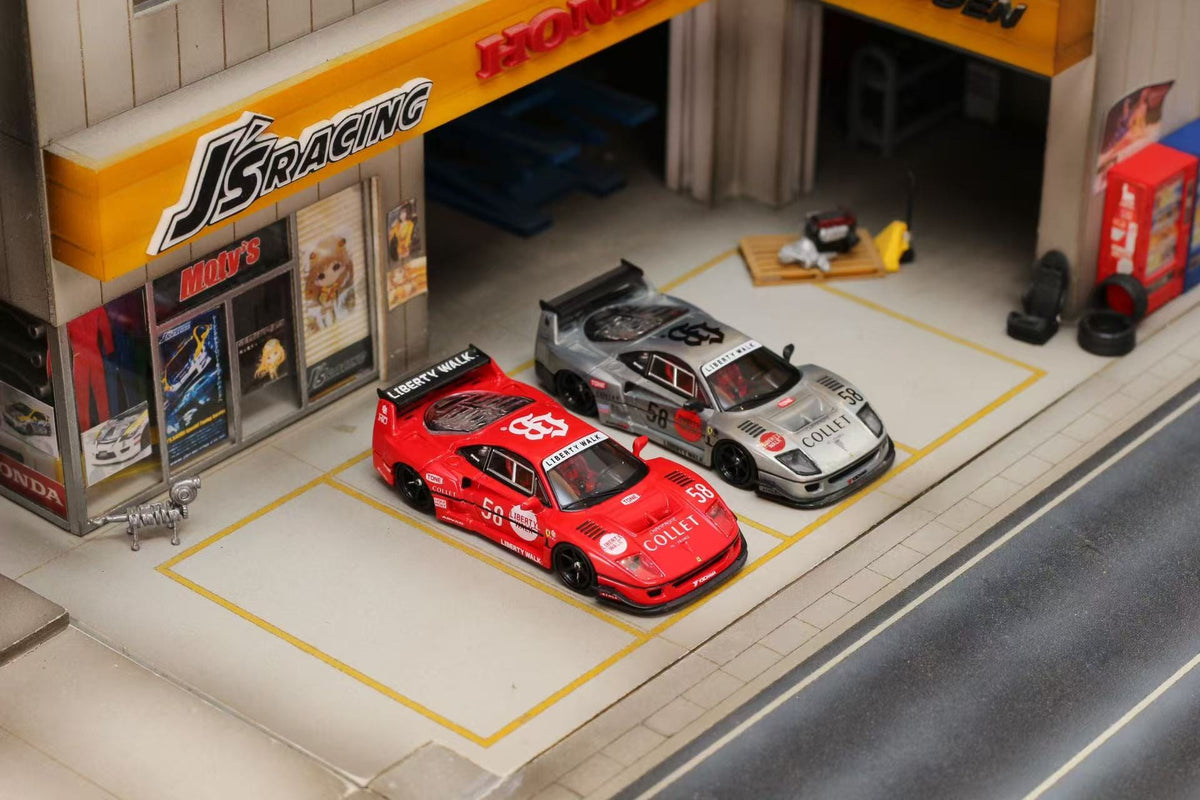 (Coming Soon) GHOST PLAYER 1/64 LBWK F40 Diecast - Raw #58