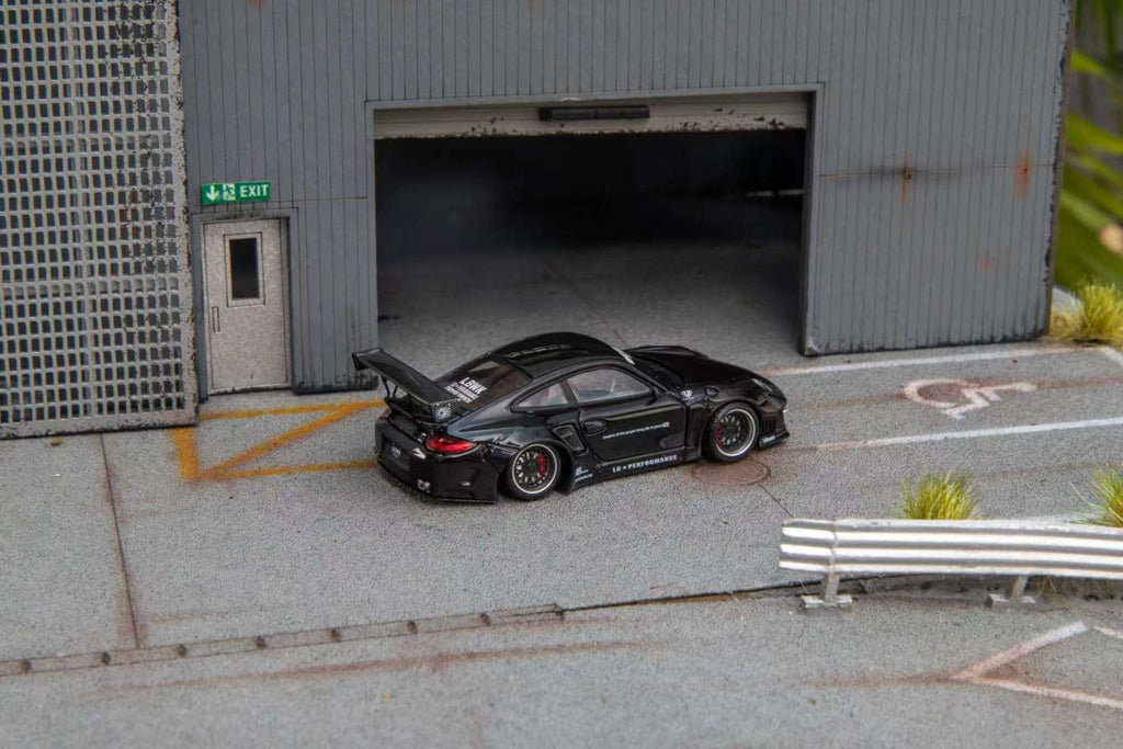 (Coming Soon) STARMODELS 1:64 997 Widebody Modified Version Diecast - Black