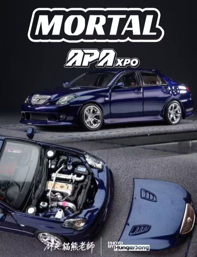(Coming Soon) MORTALMODEL X Sekimura Workshop 1:64 Verossa JZX110-BEPVZ | APAxpo Foshan 2026 - Metallic Pearlescent Blue **CHASE RANDOMLY DISTRIBUTED**