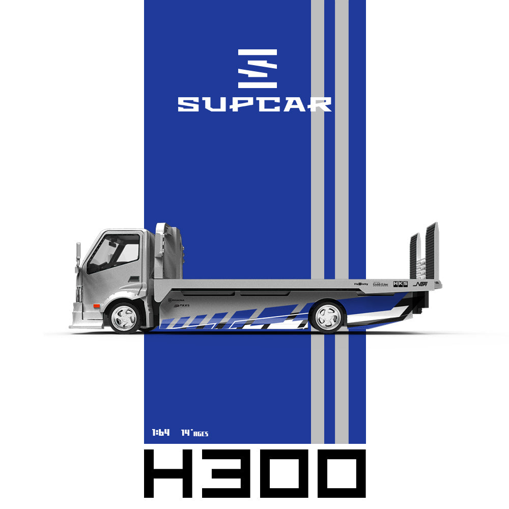 (Coming Soon) SUPCAR 1:64 H300 Blue&Silver Livery