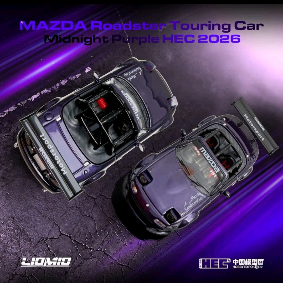 LIOMIO 1/64 Mazda MX-5 NA Roadster HEC Beijing Expo **CHASE CARS ARE RANDOMLY PACKED**