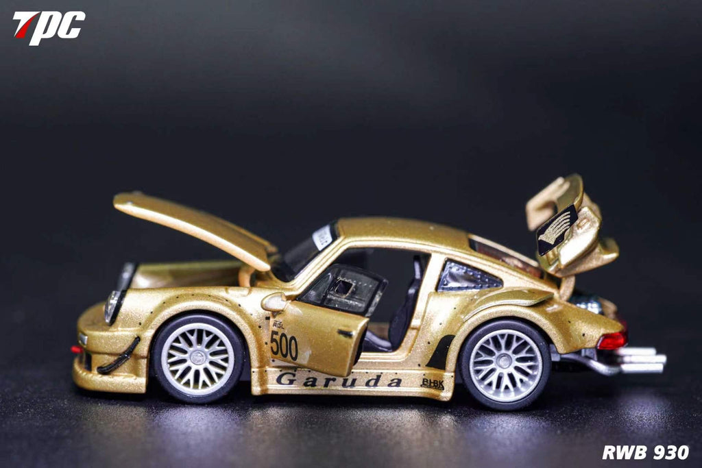 (Coming Soon) TPC 1:64 Custom Edition RWB930 Full Open Diecast - Gold