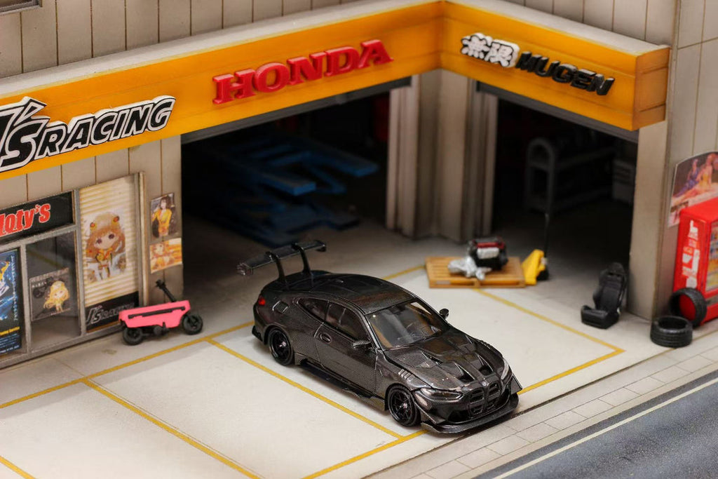 (Coming Soon) STREETWEAPON 1:64 Flossmann Full Widebody Kit BMW G82 M4 Black Full Carbon TMCS Malaysia Exhibition Edition
