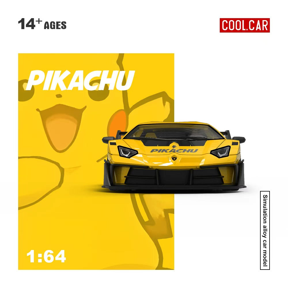 (Coming Soon) COOLCAR 1/64 Lamborghini GTEVO Pikachu