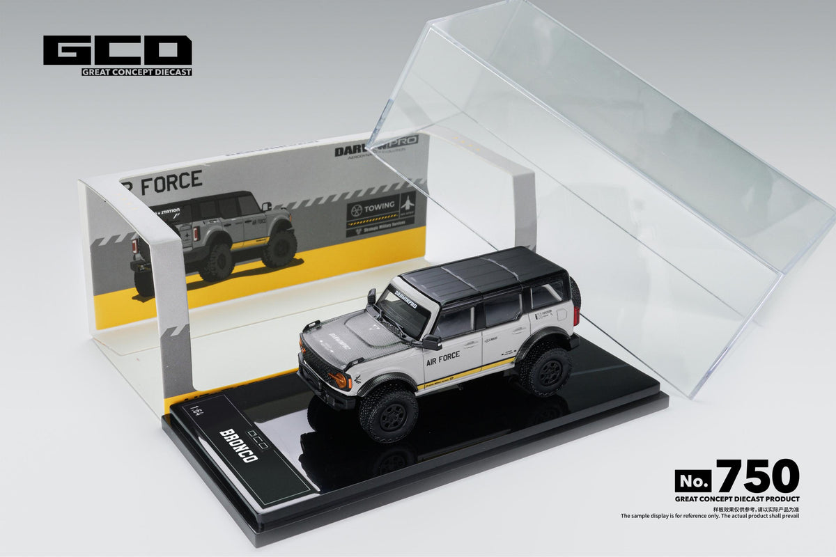 (Coming Soon) GCD 1/64 Bronco DarwinPRO AIR FORCE GREY (LHD)