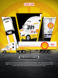 COOLCAR 1:64 Shell Livery Freightliner Container Truck