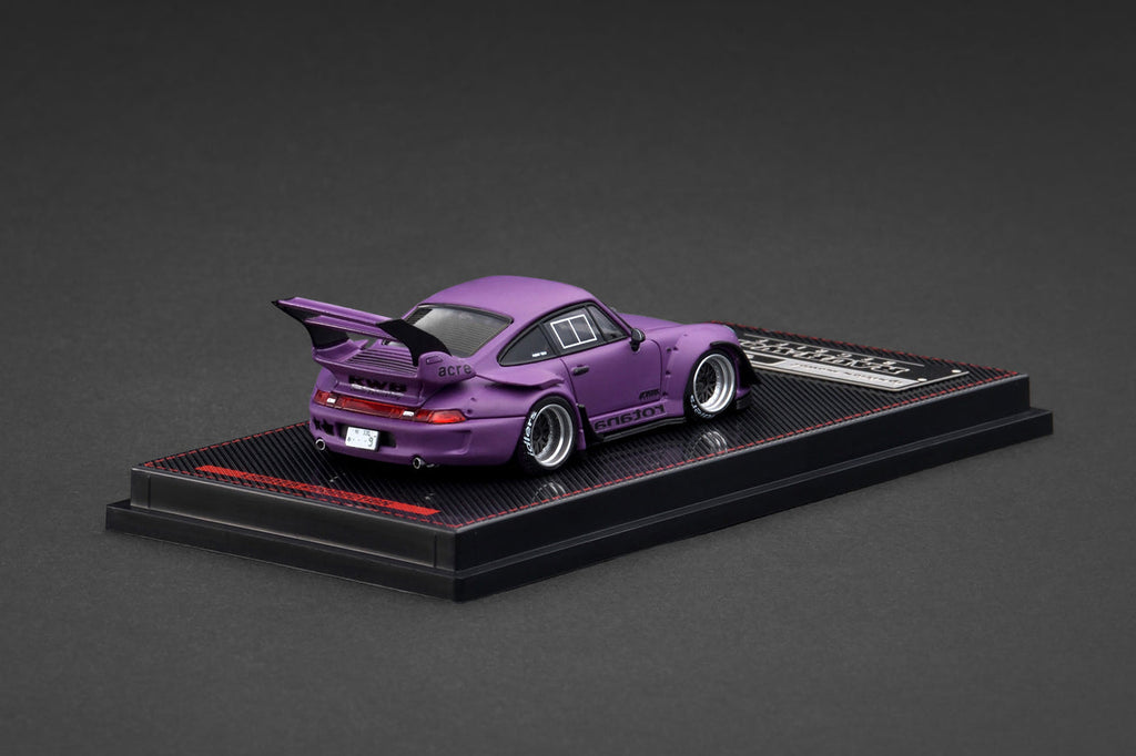 (Coming Soon) IGNITIONMODEL 1:64 Porsche RWB 993 Matte Purple