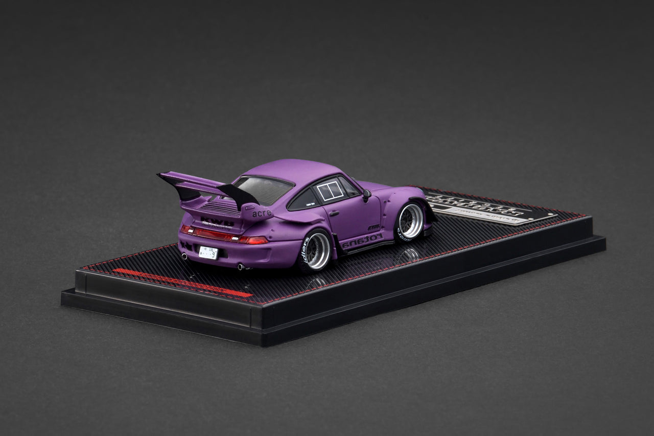 (Coming Soon) IGNITIONMODEL 1:64 Porsche RWB 993 Matte Purple