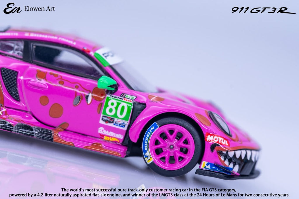 (Coming Soon) ELOWENART 1:64 Porsche 911 GT3 - Pink Dragon