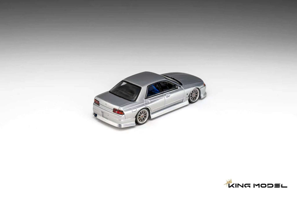 (Coming Soon) KINGMODEL 1/64 R32 GTS-t Type-M URAS Modified Version Diecast model - Glossy Silver