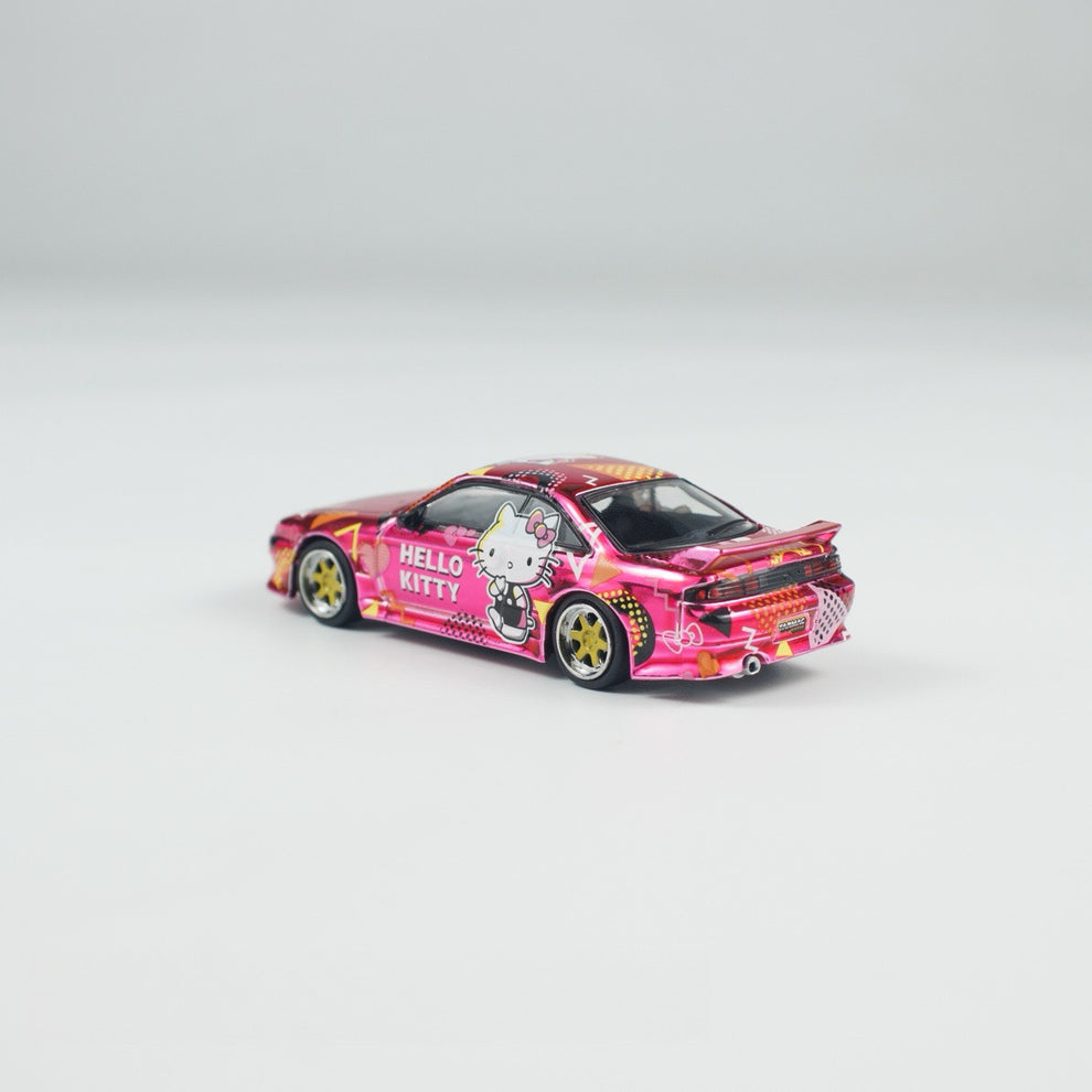 Tarmac Works Vertex Silvia Hello Kitty Pink Chrome APA Expo Exclusive