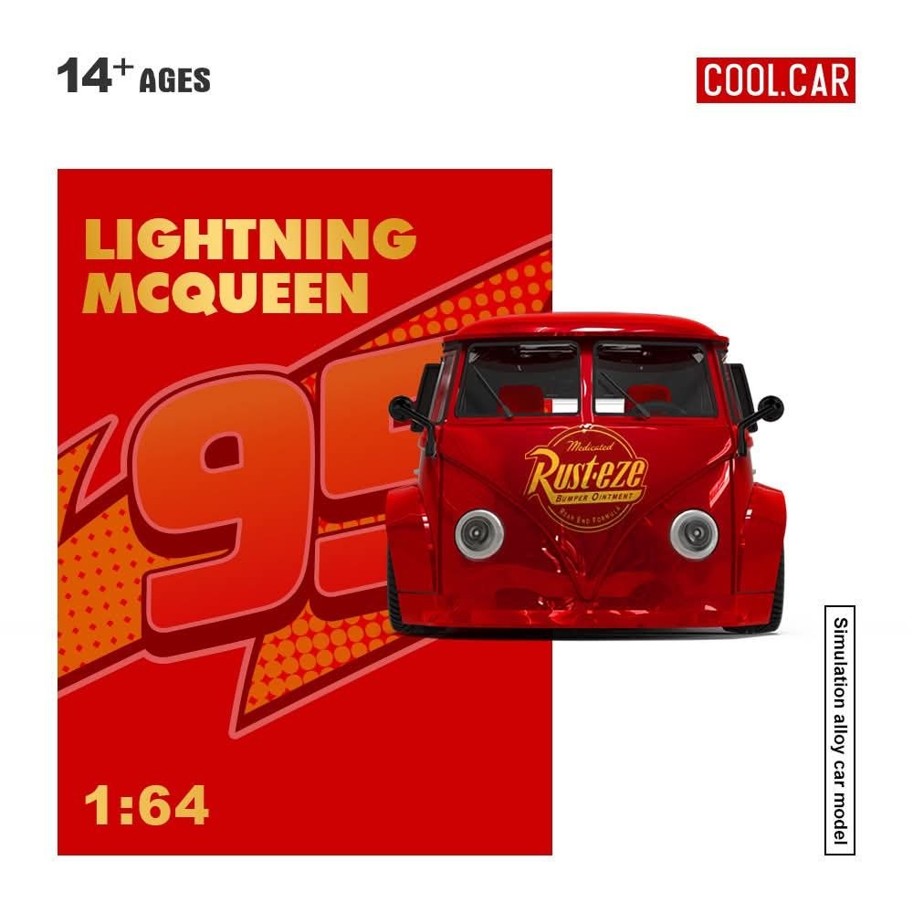 (Coming Soon) COOLCAR VW T1 Lighting McQueen