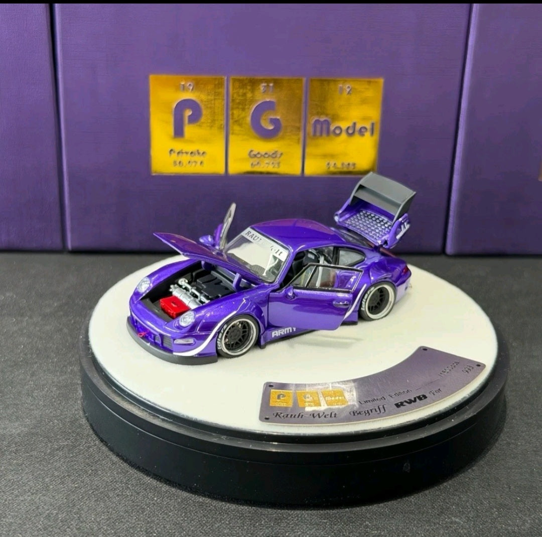 (Pre-Order) PGM 1/64 RWB 993 Luxury Edition - Metallic Purple **LIMITED QUANTITIES ** ETA-JULY