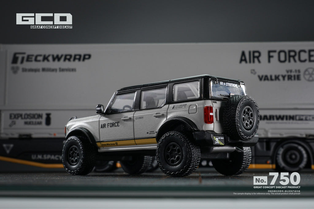 (Coming Soon) GCD 1/64 Bronco DarwinPRO AIR FORCE GREY (LHD)
